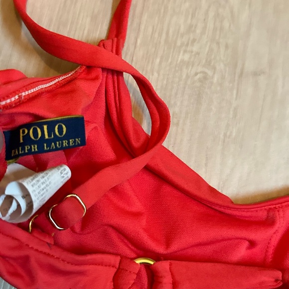 POLO Ralph Lauren Bikini Top - Red, Size Medium, Trendy, Great Condition! - Picture 6 of 10